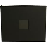 American Crafts D-Ring Cloth Scrapbooking Album, Black
