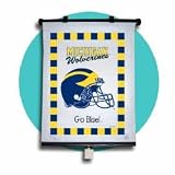 University of Michigan Wolverines Car Window Sun Shade