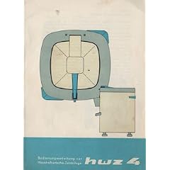 W�scheschleuder HWZ 4 Anelitung Haushaltw�sche-Zentrifuge