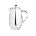 Kitchen Craft Le'Xpress Cafetiere, Double Walled Stainless Steel, 3 Cup, 350ml