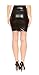Red Hanger Women's Mini Skirt - Shiny Metallic - Liquid Wet look (Black-S)