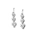 3 Cubic Zirconia (Created) Earrings in 14K White Gold
