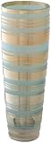 Lazy Susan Pearlized Cut Stripe Vase, Small
