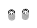 Search : Spider White - Spiderman - Motorcycle Bike Bicycle - Tire Rim Valve Stem Caps - White