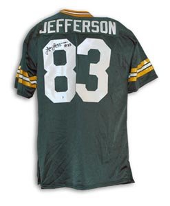 John Jefferson Signed Green Bay Packers Green Throwback Jersey