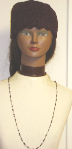 Click here to buy Onyx and Amber Beads on Antique Silver Chain Eye Glass Holder Perry Francois Necklace Offered in....