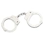 DOUBLE LOCK HANDCUFFS SILVER