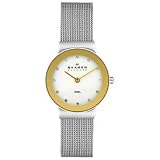 Skagen Women's 358SGSC Steel Collection Crystal Accented Mesh Stainless Steel Mirror Dial Watch