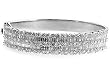 18k White Gold 5 1/8ct TDW Diamond Bangle