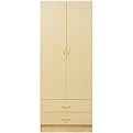 2-Door Wardrobe- Maple