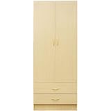 2-Door Wardrobe - Maple