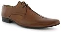 Bronx "Sultan" Mens Leather & Leather Lined Lace Up Formal Shoes - Tan