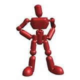 Stikfas G2 Generation 2 Alpha Male Action Figure Kit RED