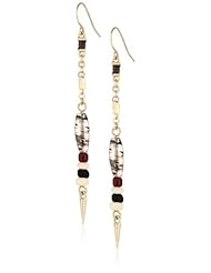 The SAK Bead Linear Drop Earrings