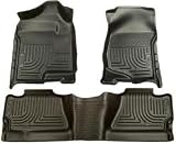 Husky Liners 98202 Grey Custom Fit Front and Second Seat Floor Liner Set