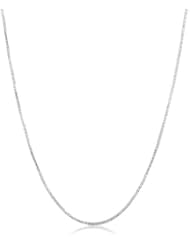 18k Gold D-Cut Wheat Chain Necklace