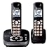Panasonic KX-TG4032B DECT 6.0 Expandable Digital Cordless Phone with Answering System (2 Handsets) $49.99