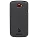 Diztronic Matte Back Black Flexible TPU Case & Screen Protector for HTC One S (T-Mobile) [Diztronic Retail Packaging]