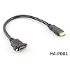 1ft Hi-speed Hdmi 1.4 Ethernet Channel M to F Panel Mount Extension Cable