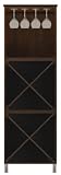 Lily Group E Bar Cabinet by Howard Miller - Espresso Finish (930003-PS003E)