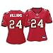 Carnell Williams Buccaneers Red NFL Replica Jersey - Women's ( sz. XXL, Red : Williams, Carnell : #24 : Buccanee )