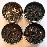 Heavenly Tea Leaves Organic Black Tea Sampler - 4 Bestselling Cans - Approximately 25 servings of tea per can by Heavenly Tea Leaves Sale