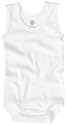 Sanetta 308300 - Body ärmellos, Basic Collection, Organic Cotton weiss