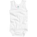 Sanetta 308300 - Body �rmellos, Basic Collection, Organic Cotton weiss
