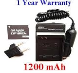 Nextop-1 Canon NB-6L Brand New 1200mAh COMPATIBLE Battery + Compatible Wall & Car Charger (FREE European Adaptor) for Canon NB-6L Battery Canon Powershot SD770 IS, Canon IXUS 85 IS, Canon IXY Digital 25 IS