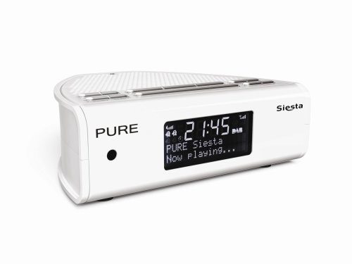Childrens Toyshop  Electronics : PURE VL-60872 Siesta, White DAB Digital Clock Radio