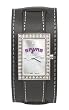 San Antonio Spurs Starlette Watch Wide Black Leather Strap