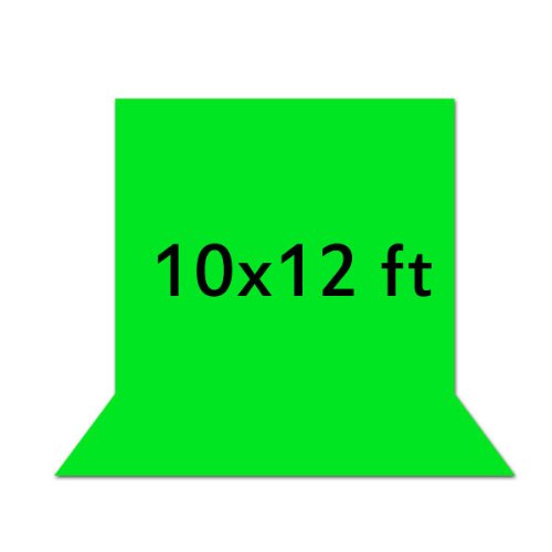LimoStudio 10' x 12' Photo Chromakey Chroma Key Green Screen Muslin Background Backdrop - Studio Backdrop Support Stand Kit - Photography Studio Umbrella Light Lighting Kit Photography Studio Set For Professional Photographer, AGG410