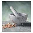RSVP White Marble Mortar and Pestle