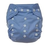Tiny Tush Elite One-Size Cloth Diaper Snap PERIWINKLE