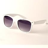 UB Night Fever Fashion Color Oversized Sunglass - 6830SH - White & Smoke