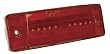 Grote SuperNova&reg; LED Turtleback&reg; II Supplemental High Mount Stop/Turn Clearance or ID Lamp Red 54002