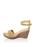 Dolceamore Sandalias de cuña (Amarillo)