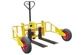 All Terrain Pallet Truck, Pallet Jack 2000 Lb. Capacity