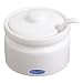 Kitchen & Housewares : Kitchen Craft White Porcelain Preserve/Jam Pot with Lid & Spoon