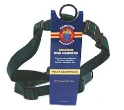 Hamilton Adjustable Comfort Dog Harness Hunter Green 3 4 X20-30 - CFA