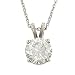 1.71cttw Round Diamond Pendant on Chain Egl E-F/SI3