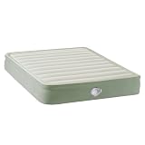 Aerobed One Touch Mid Height Queen Size Raised Airbed - Green by 