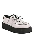 Demonia V-CREEPER-505, Men's 2 Inch Platform Metal Stud Vegetarian Creeper Shoe