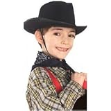 New Child Country Black Cowboy Stetson Felt Costume Hat