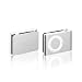 Electronics : M3370 Silver 1GB Portable MP3 WMA Aluminum shell Pocket Clipper