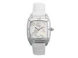 ROTARY Watches:Women's Rocks Diamond White Leather
