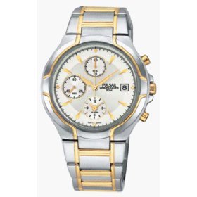 Click here to buy Pulsar Watches Pulsar Alarm Chronograph Water Resistant Mens Watch .