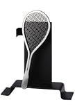 Ardufeu - Support boite raquette tennis socle fer plat acier noir + 1 boite