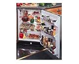 24 All refrigerator, White cabinet w/ white overlay door