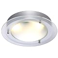 TP24 Lima IP44 Rated Flush Fitting in Chrome and Glass Finish